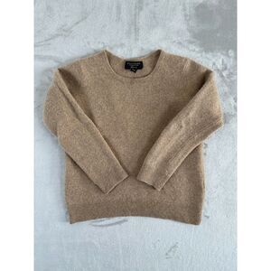 Charter Club Luxury Cashmere Beige Pullover Sweater Women Size M